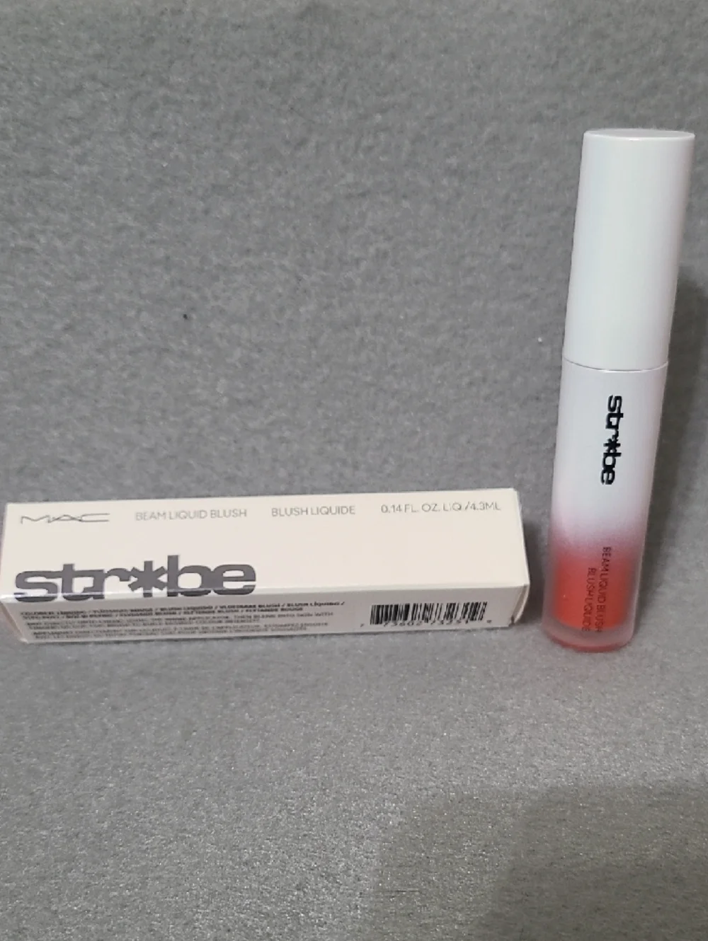 MAC Strobe Beam Liquid Blush .14 oz / 4.3ml - Apricot Jelly - New in Box